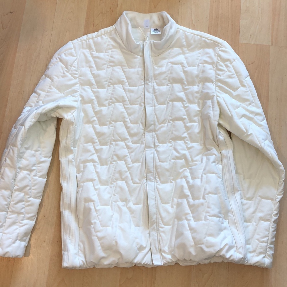 White puff jacket women’s size Large
